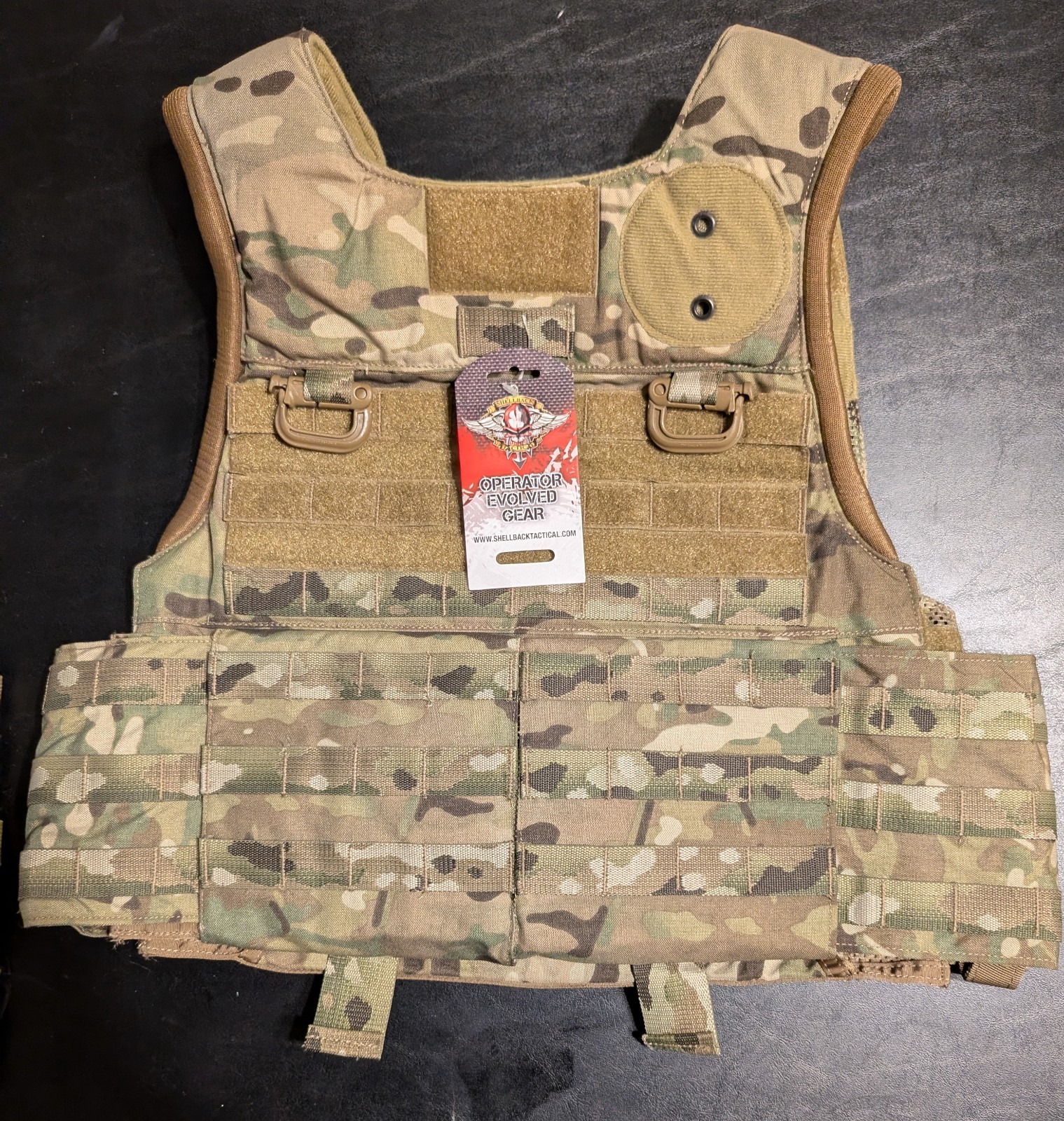 Shellback Tactical RANGER Scalable Plate Carrier (Multicam) W/ Triple Mag Pouch