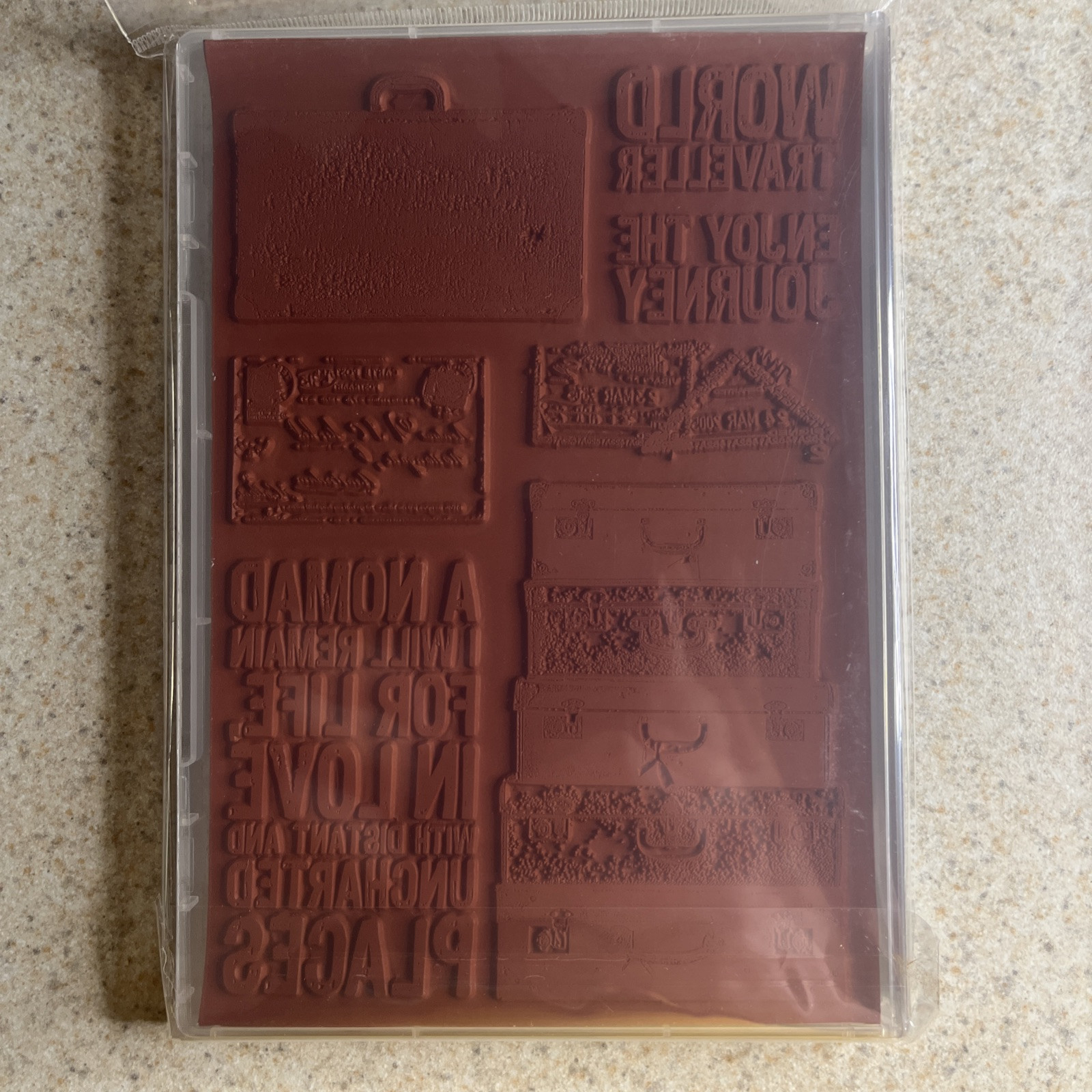 Darkroom Door Nomad Rubber Stamp NIB