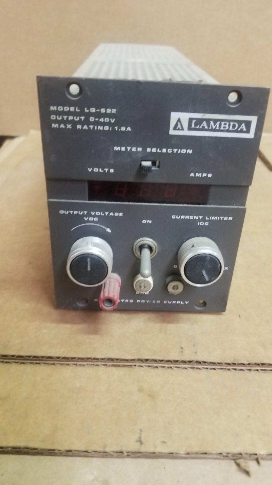 Lambda LQ-522 DC Power Supply Good! 0-40V 1.8A