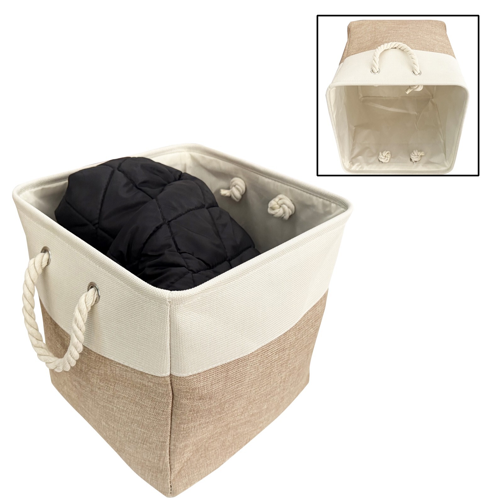 1PCS Foldable Cloth Basket Collapsible Storage Multi-Use Clothing Stationery