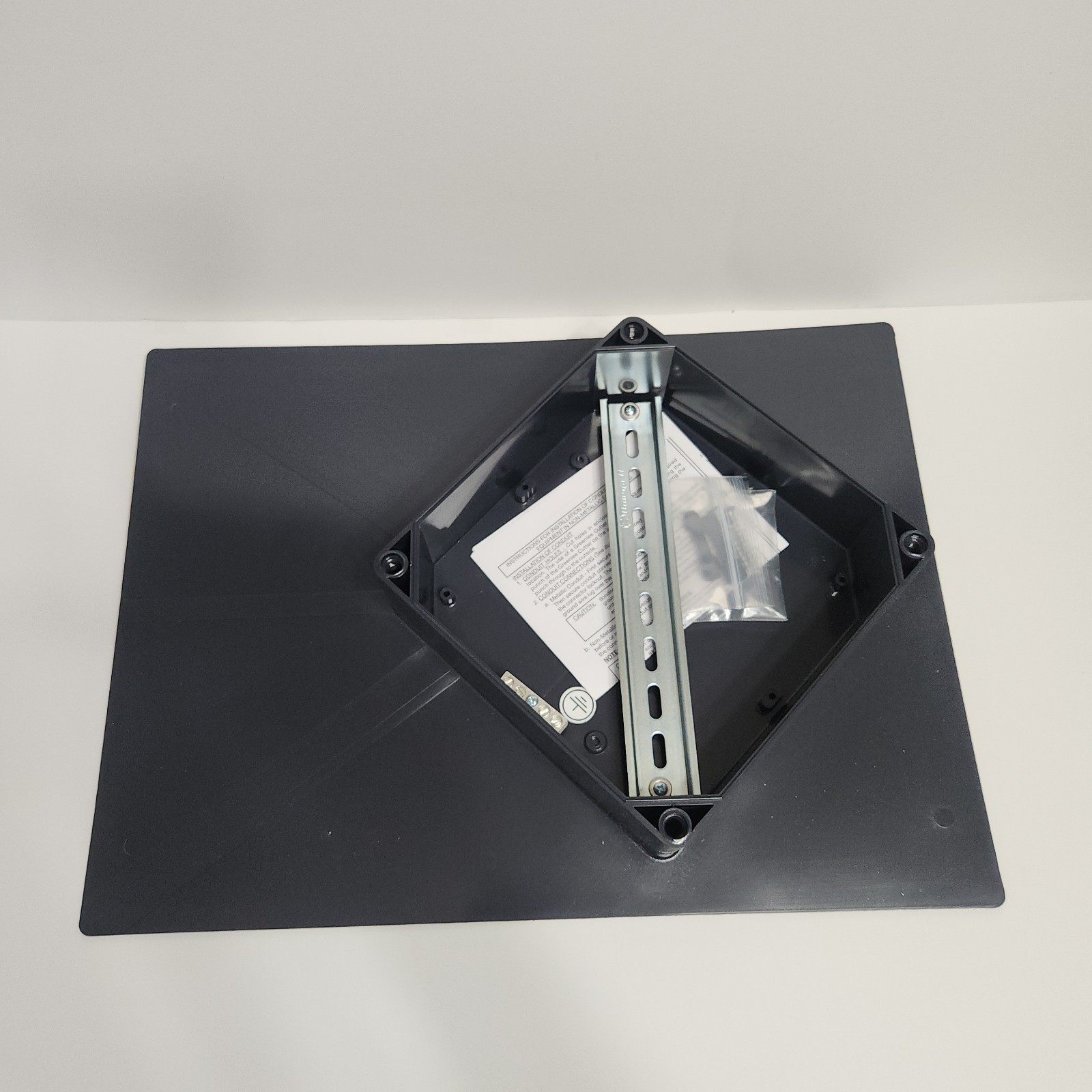 New Soltection Part RJ-1 Black Plastic Solar J-Box Roof Mount Junction Box