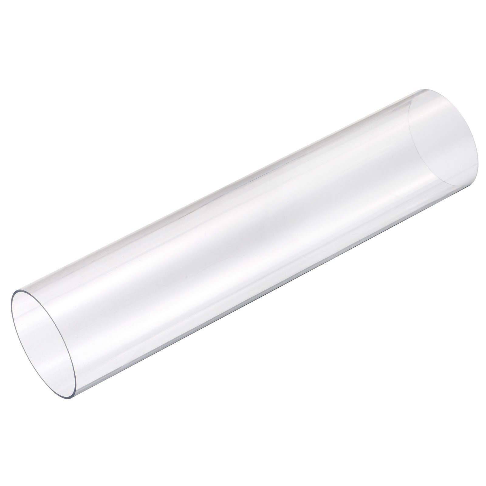 Rigid Round Clear Tubing 67mm ID x 70mm OD x 305mm Length Plastic Tube