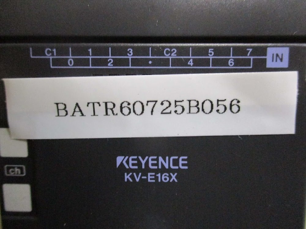 KEYENCE KV-E16X PLC with Built-in Display Function Controller USED #6