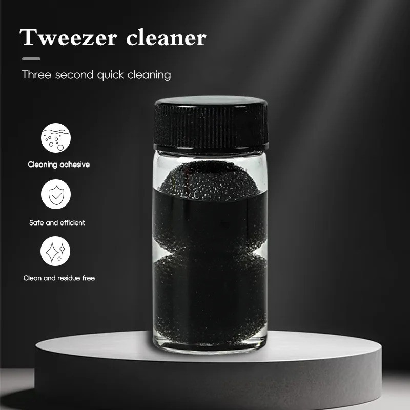 Eyelash Extension Tweezers Cleaner, Tweezers Cleaning Glue Remove
