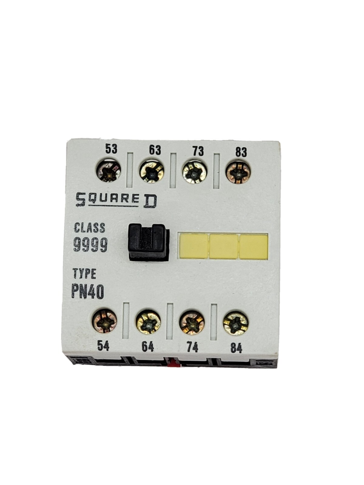 SQUARE D CLASS 9999 TYPE PN40 AUXILLIARY CONTACT BLOCK *UT26