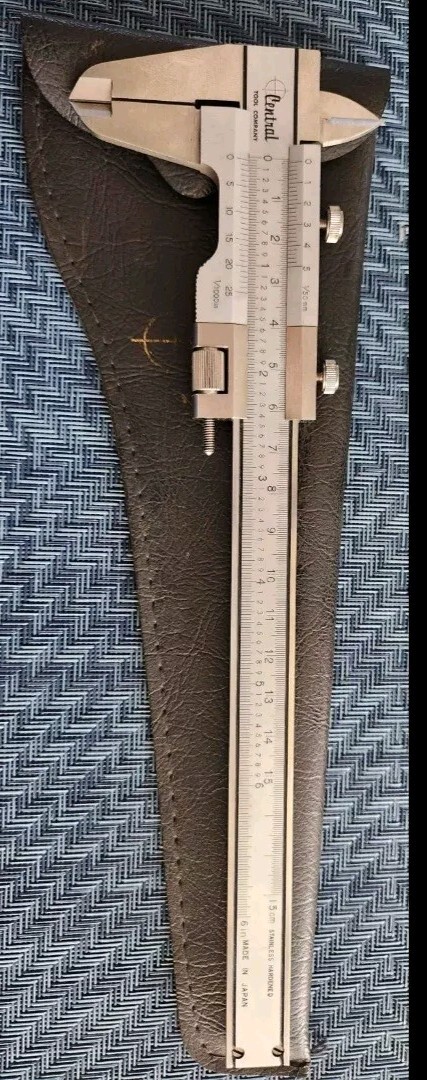 Central Tool Company Vernier Caliper & Case  (#6421)