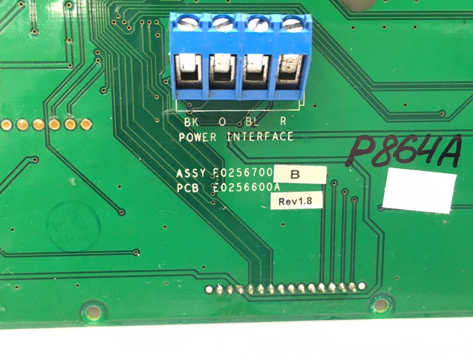 JANDY Pool E0256700 B E256600A Rev 1.8 Control Board used #P864A