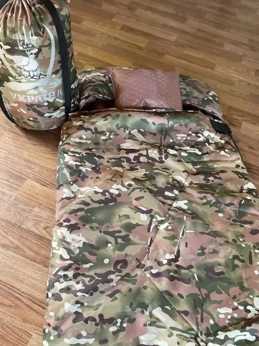 Sleeping bag up to -10°C + pillow + Multicam sleeping mat🇺🇦💙