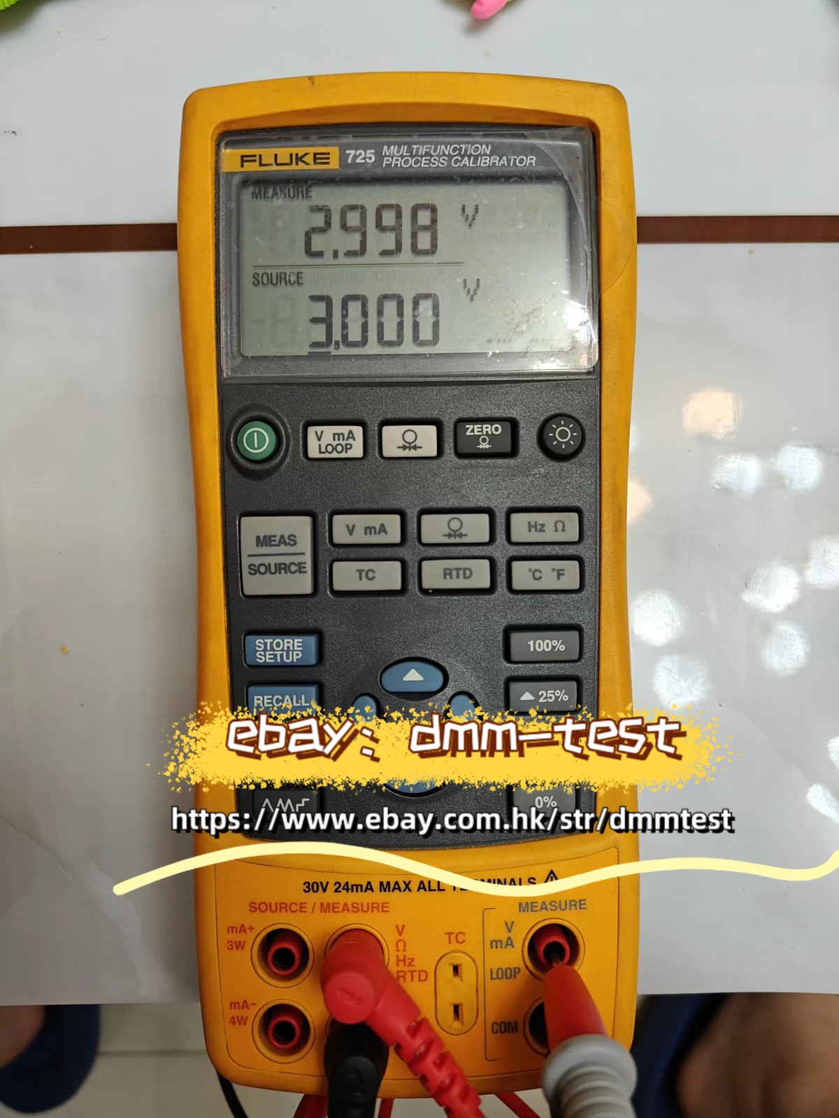 1PC USED Fluke 725 Multifunction Process Calibrator Fast shipping&dmm