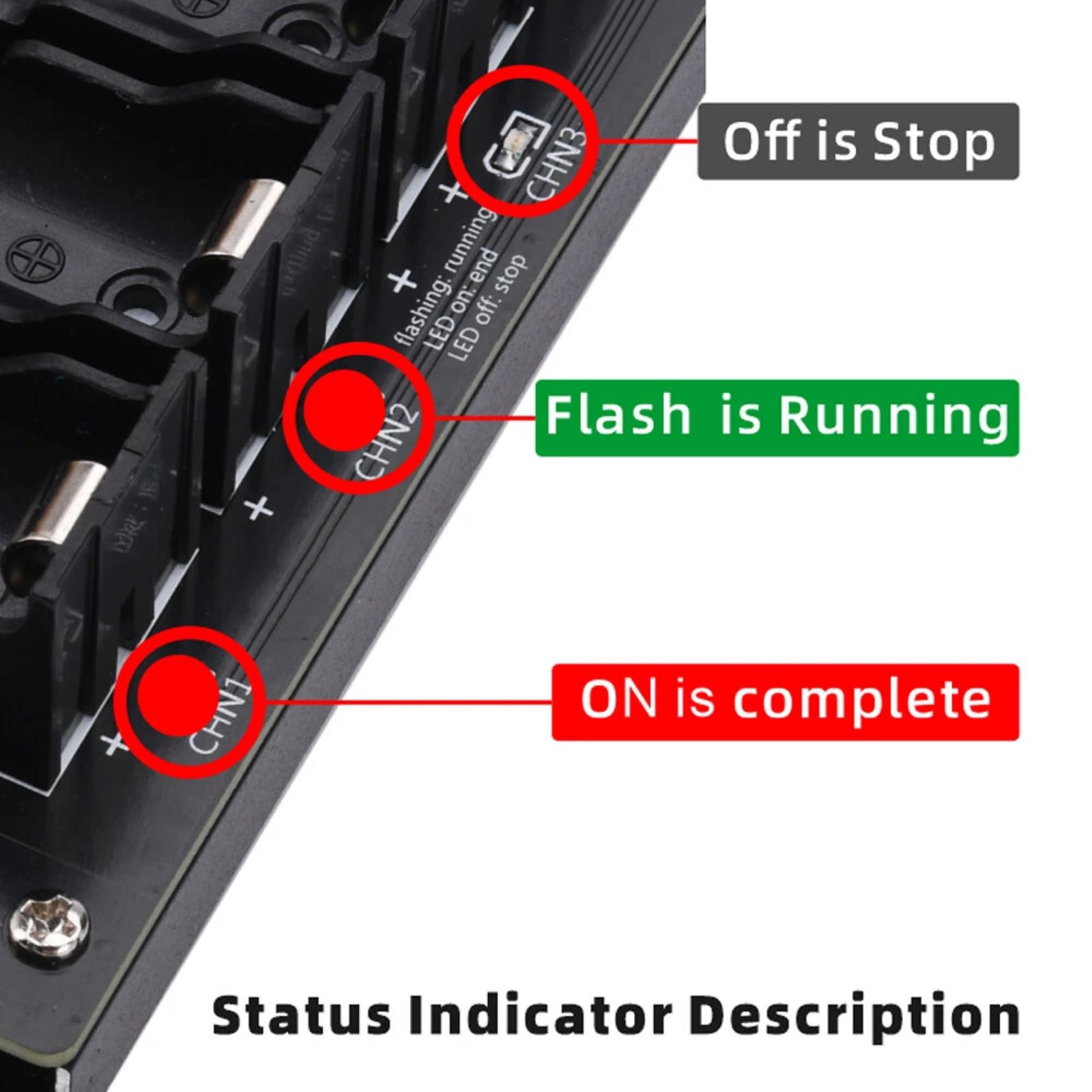 8CH 2.4in LCD Screen Internal Resistance Tester Charging Discharging DC