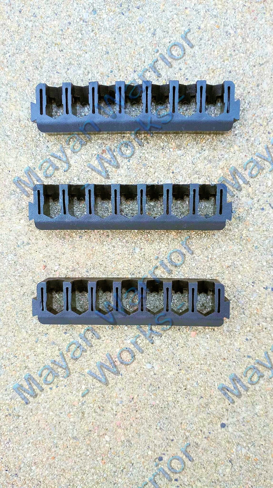 3 Genuine DEWALT Small Bit Holders - 1 set - Capacity 7 bits each, total 21 bits