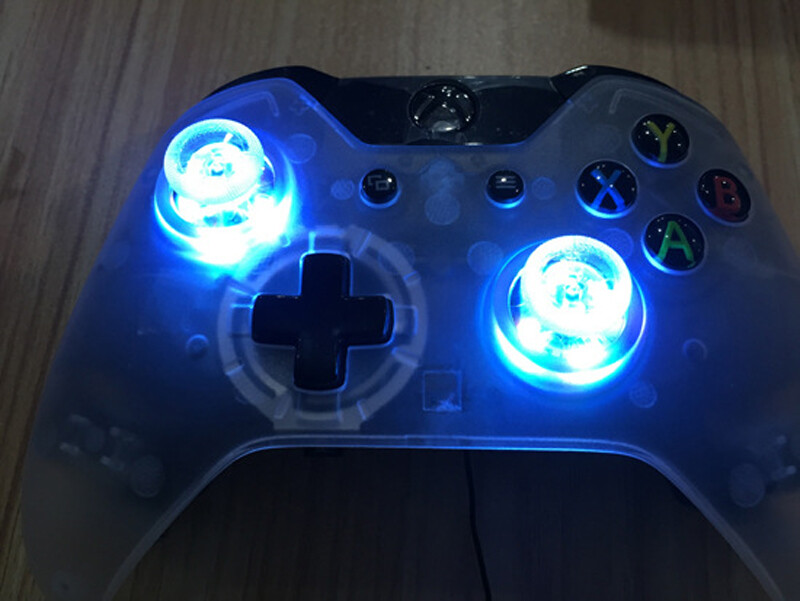 DIY Button Clear analog thumbstick LED Luminous board for PlayStation 4 PS4