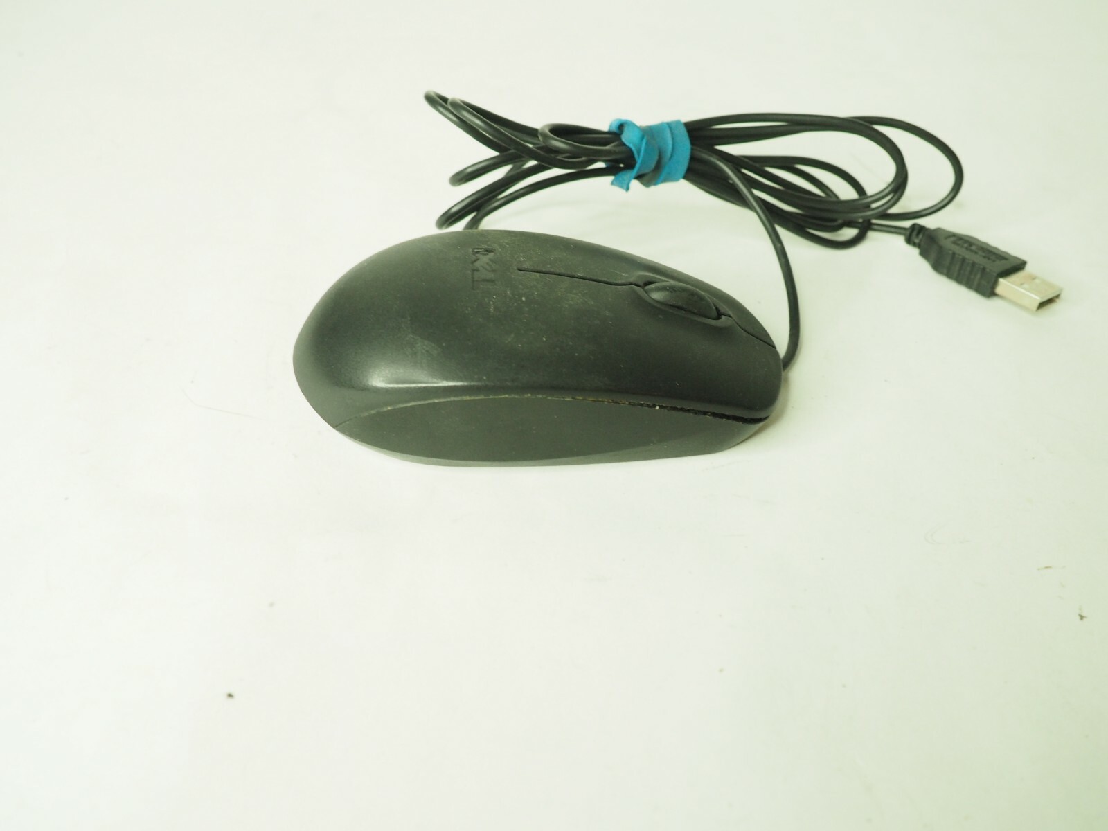 Genuine Dell Mouse USB Wired Optical Scroll Wheel MS111-L 9RRC7 Computer Fast
