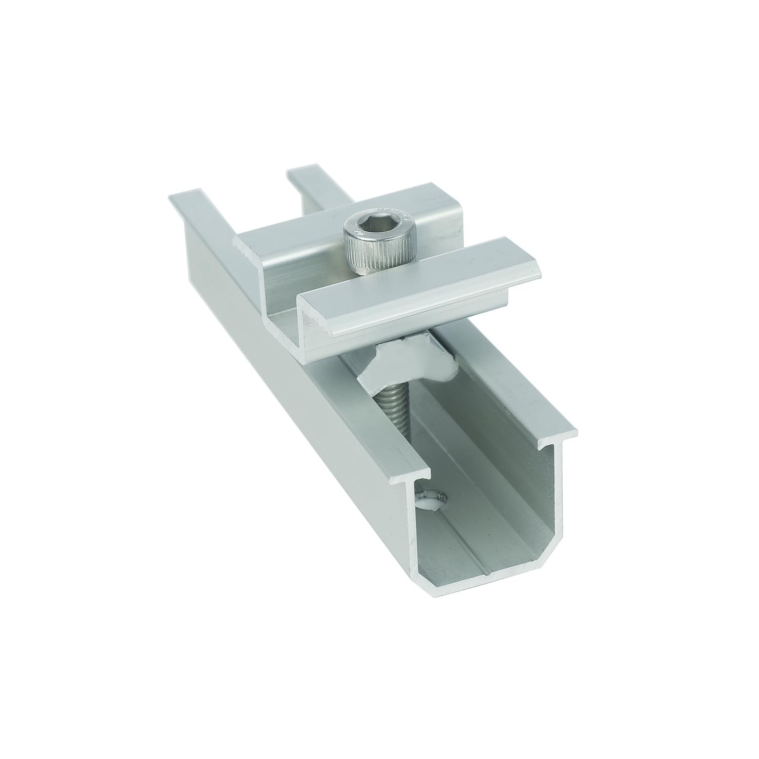 Solar Panel Roof Mounting Kit: Complete 2-Panel Rack System, Side-by-Side Mount