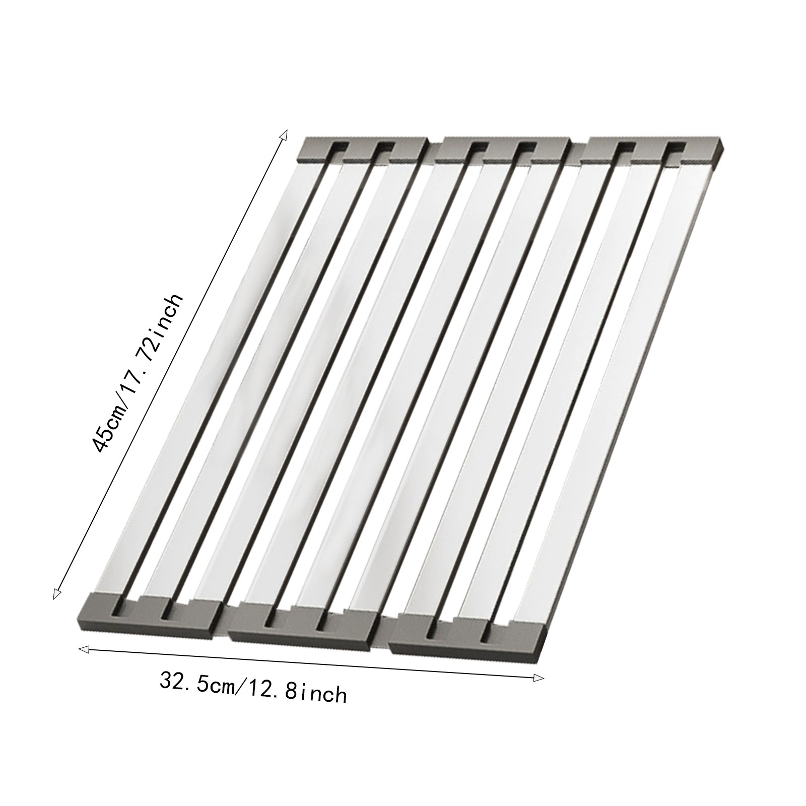 Kitchen Dish Drying Rack Foldable Kitchen Dish Drying Rack Over-Sink Drying Rack
