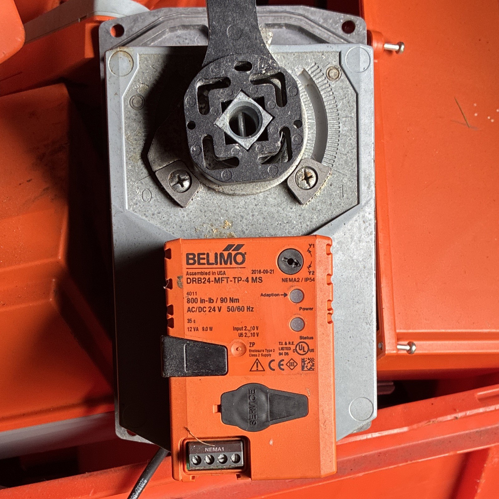 Belimo DRB24-MFT-TP-4 MS Damper Actuator Corded Electric 24V HVAC
