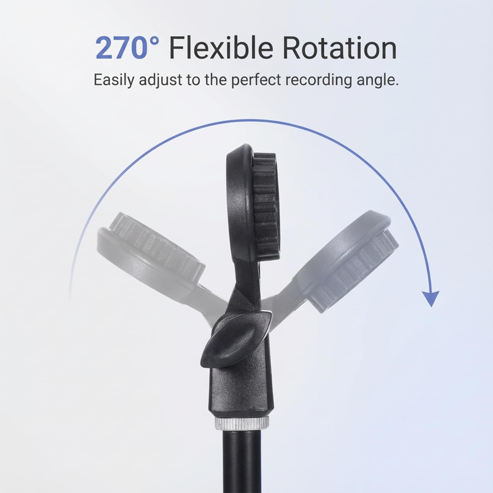 Microphone Holder for Mic Stand Condenser Mic Shock Mount Standard Interface ...