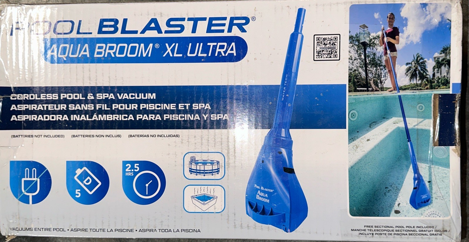 POOL BLASTER Aqua Broom XL Ultra Cordless Pool and Spa Vacuum FILTER  ONLY OEM