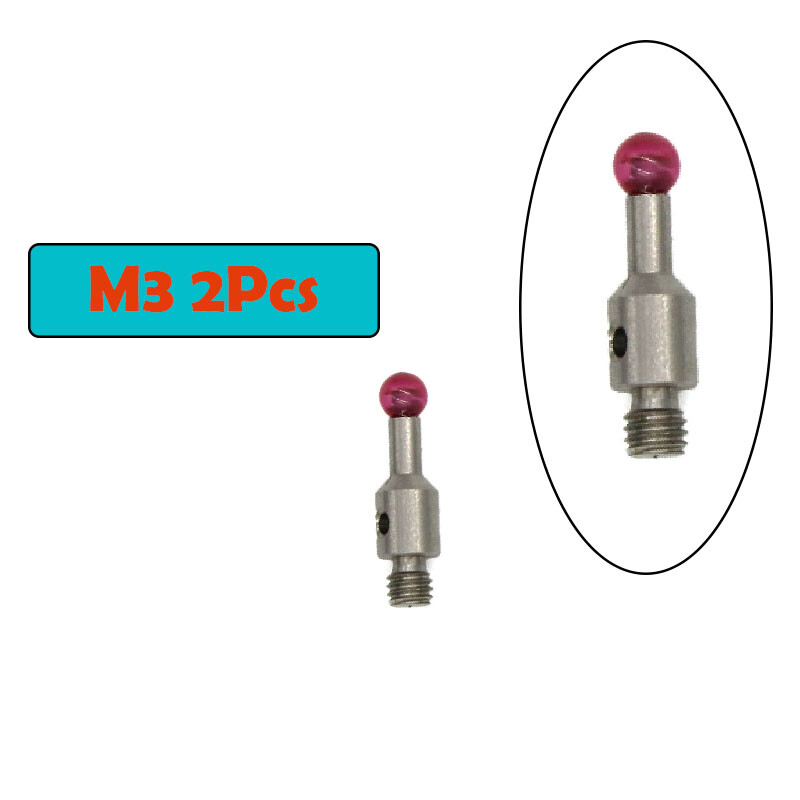 2Pc M3 Joint Arm Measurement Needle Machine Tool Measurement Equipment Fit ROMER