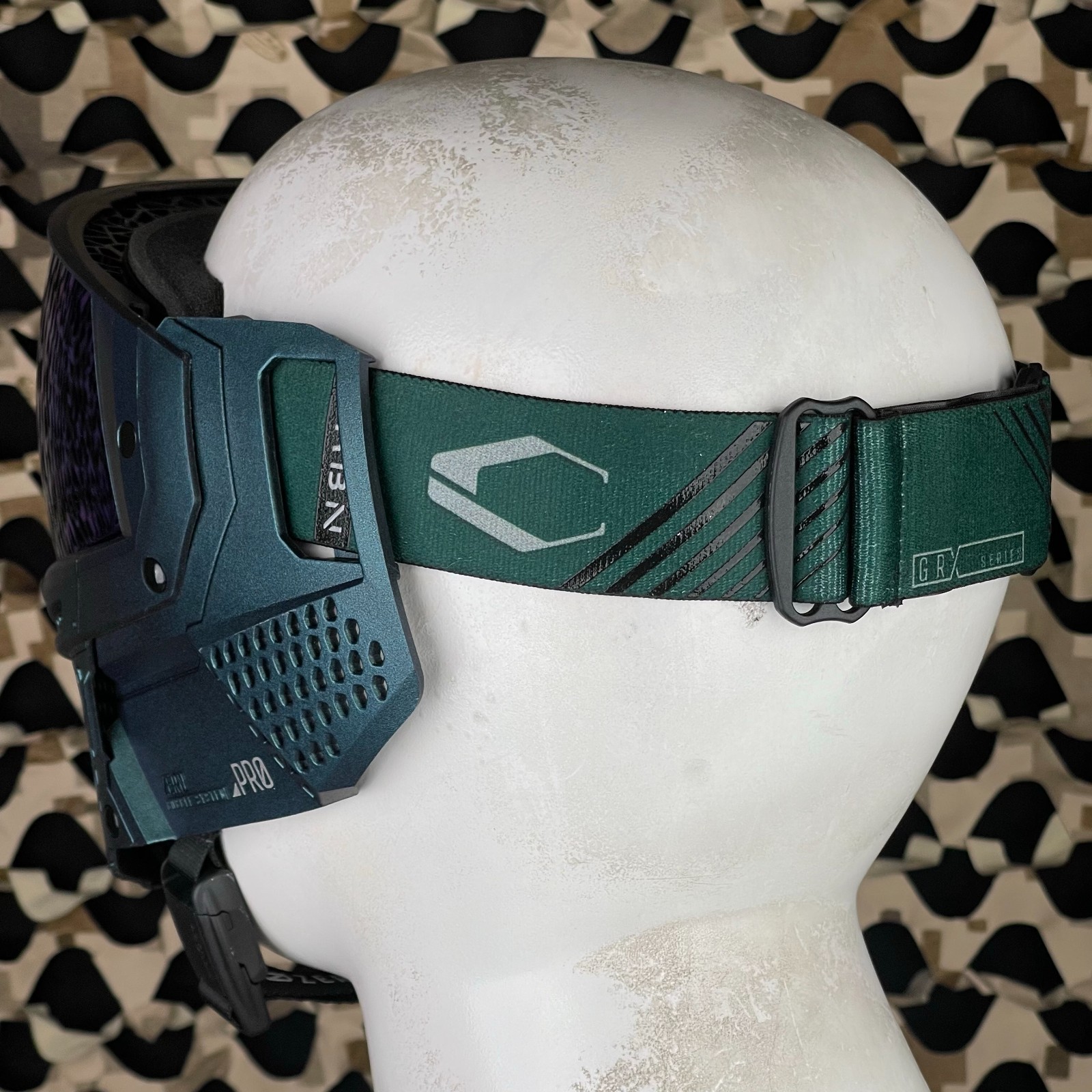 NEW Carbon CRBN Zero GRX Paintball Mask (Less Coverage) - ELMT Teal