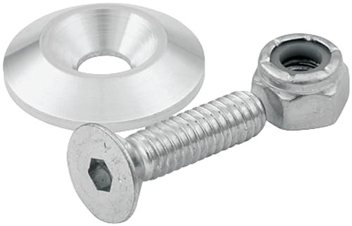 Allstar Performance All18630 50 Countersunk Bolts 10 W 1In Washer 50Pk