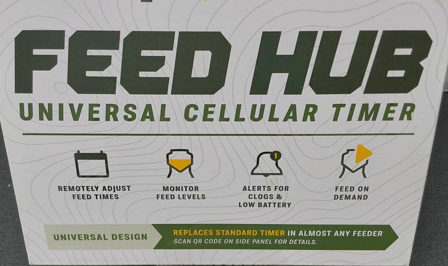 Moultrie Mobile Feed Hub Universal Cellular Timer/Remote Adjust Feed Times - NEW