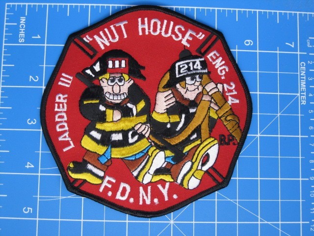 FDNY NYC Fire Department Engine 214 Nut House patch-B