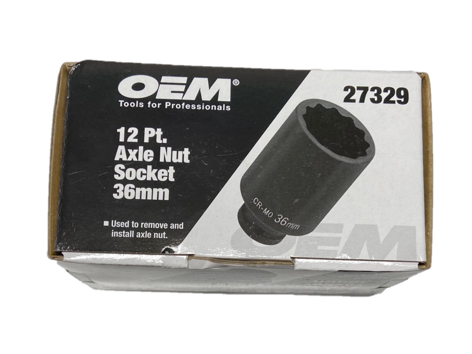SOCKET AXLE 12 Pt. 36mm NUT REMOVAL TOOL OEM Tools 27329