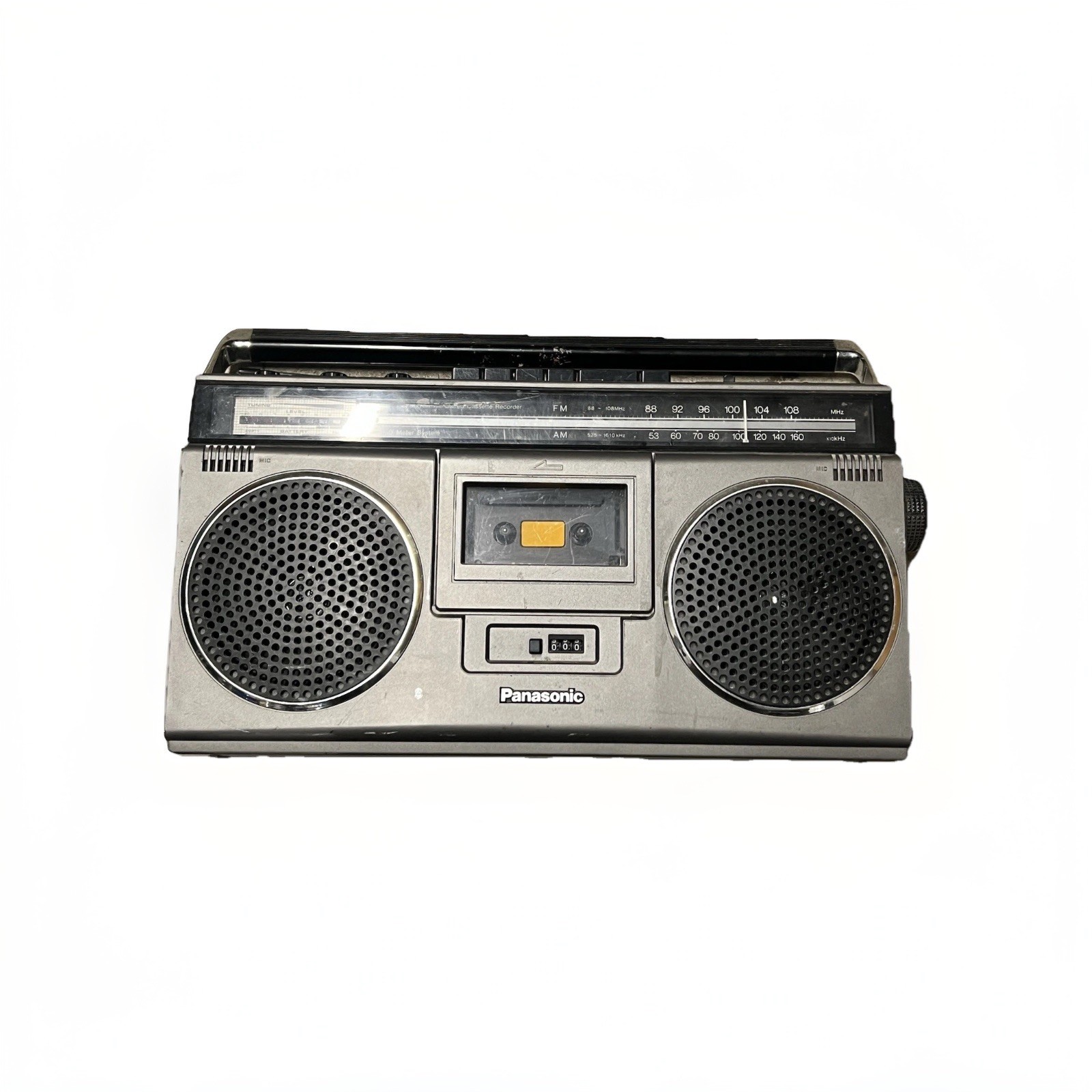 Vtg Panasonic Model RX5040 Boombox Radio Cassette Tape Deck Tested Works Battery