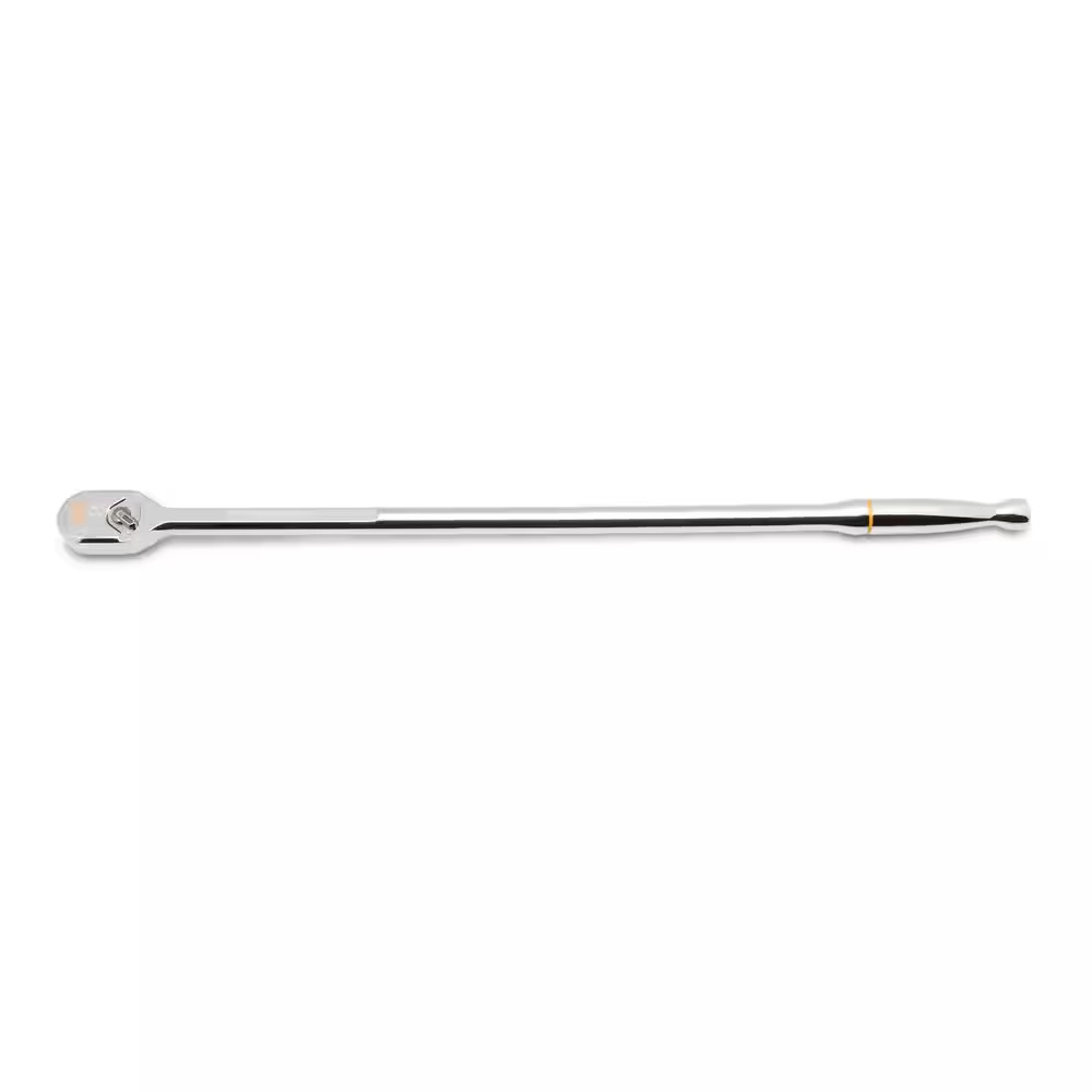 1/2 In. Drive 120XP Full Polish Chrome Extra Long Handle Teardrop Ratchet