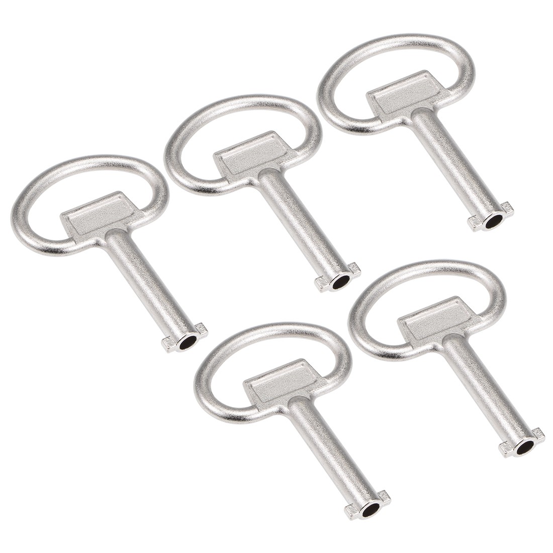 5 Pack 5.5mm Hole Zinc Alloy Electrical Cabinet Key Water Meter Box Safety Key