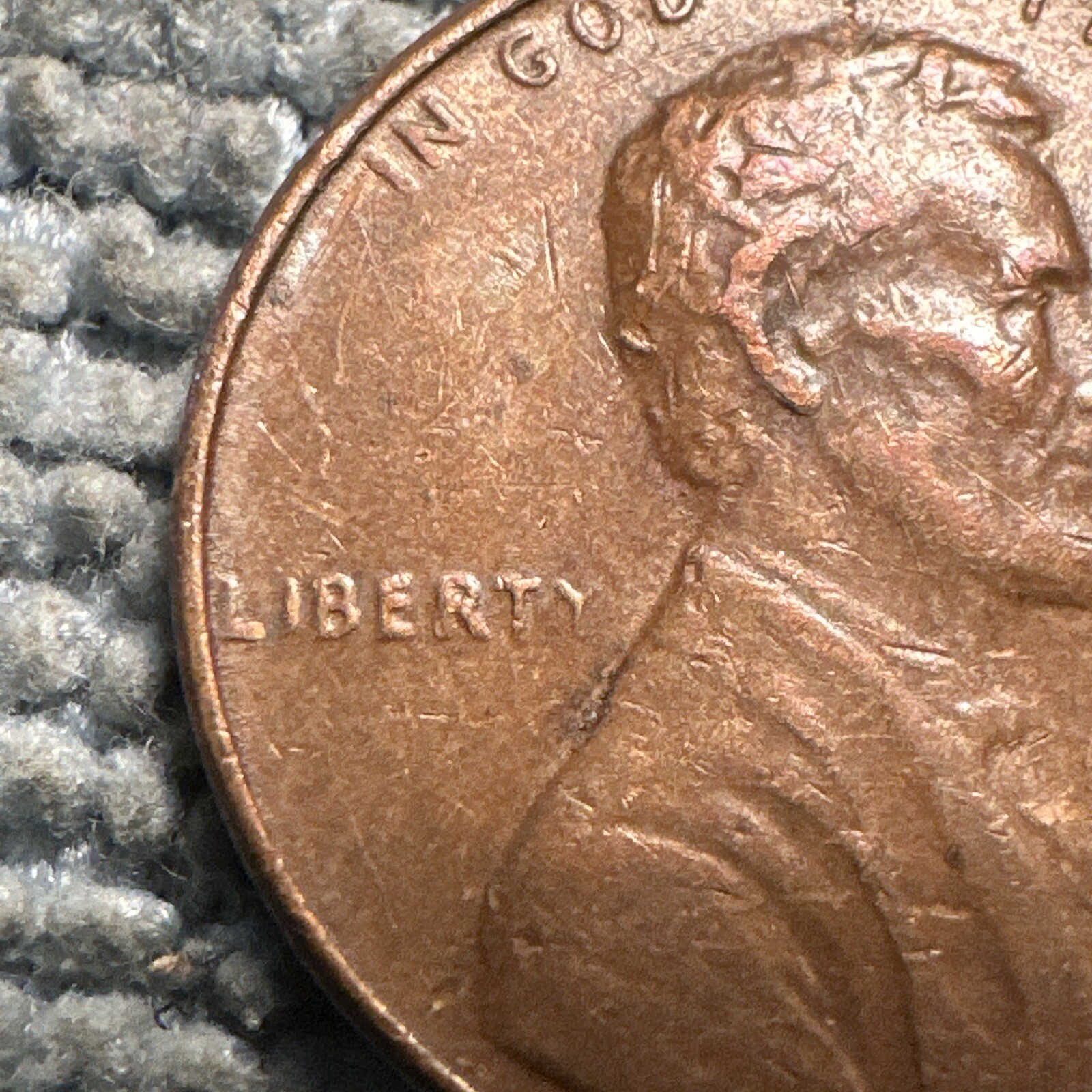 1970 D Lincoln Memorial Cent With A Doubled Die Reverse Machine Doubling
