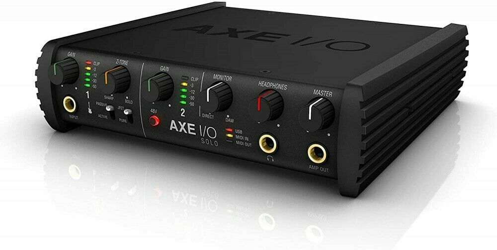 IK Multimedia AX I/O Solo Audio Interface for Guitar z-tone Impedance 2 In/3 Out