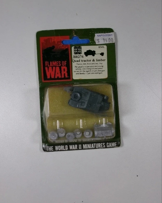 Flames of War - Quad tractor & limber Blister