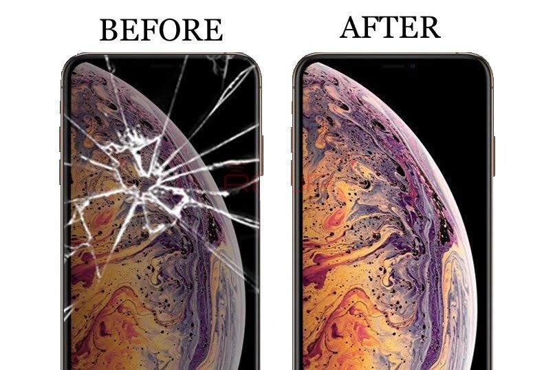 iPhone X Cracked Screen Repair Service (Glass/Digitizer Replacement-Refurbish)