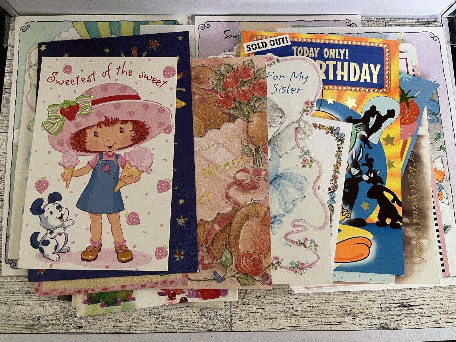Greeting Card Covers Fronts Crafts Scrapbooking Supplies Lot of 44
