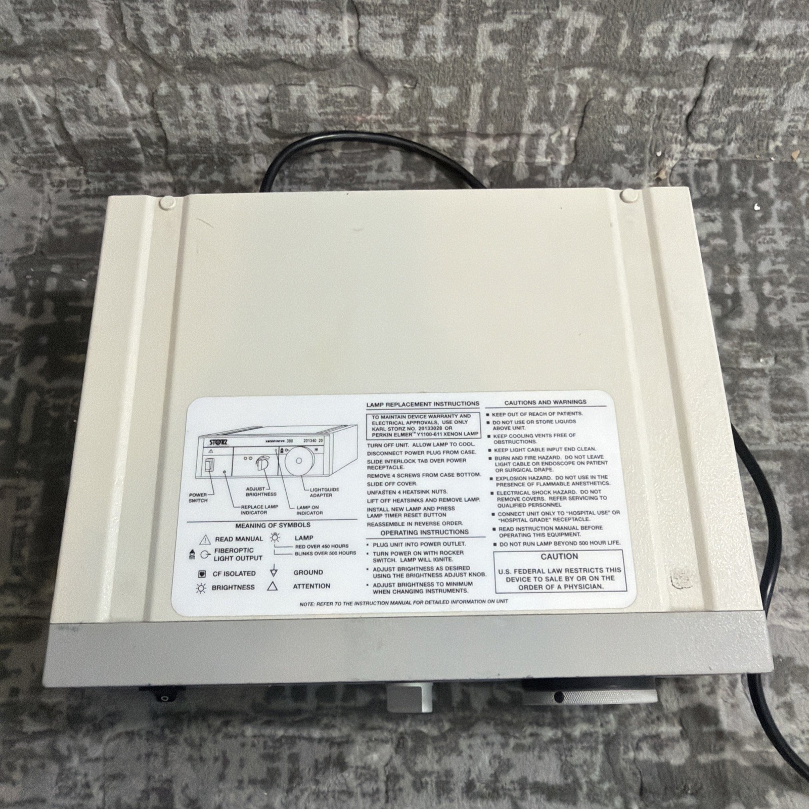 Karl Storz 201315 20 Xenon Nova 175 Light Source