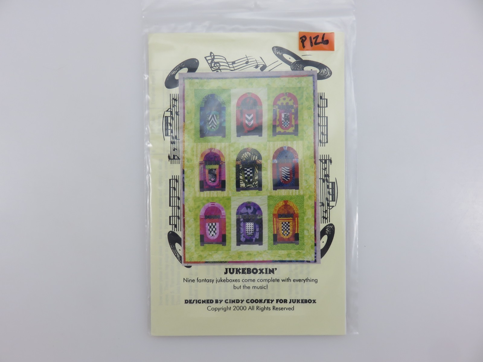 Jukebox Quilts Cindy Cooksey JUKEBOXIN' 25" x 35" Quilt Pattern NEW