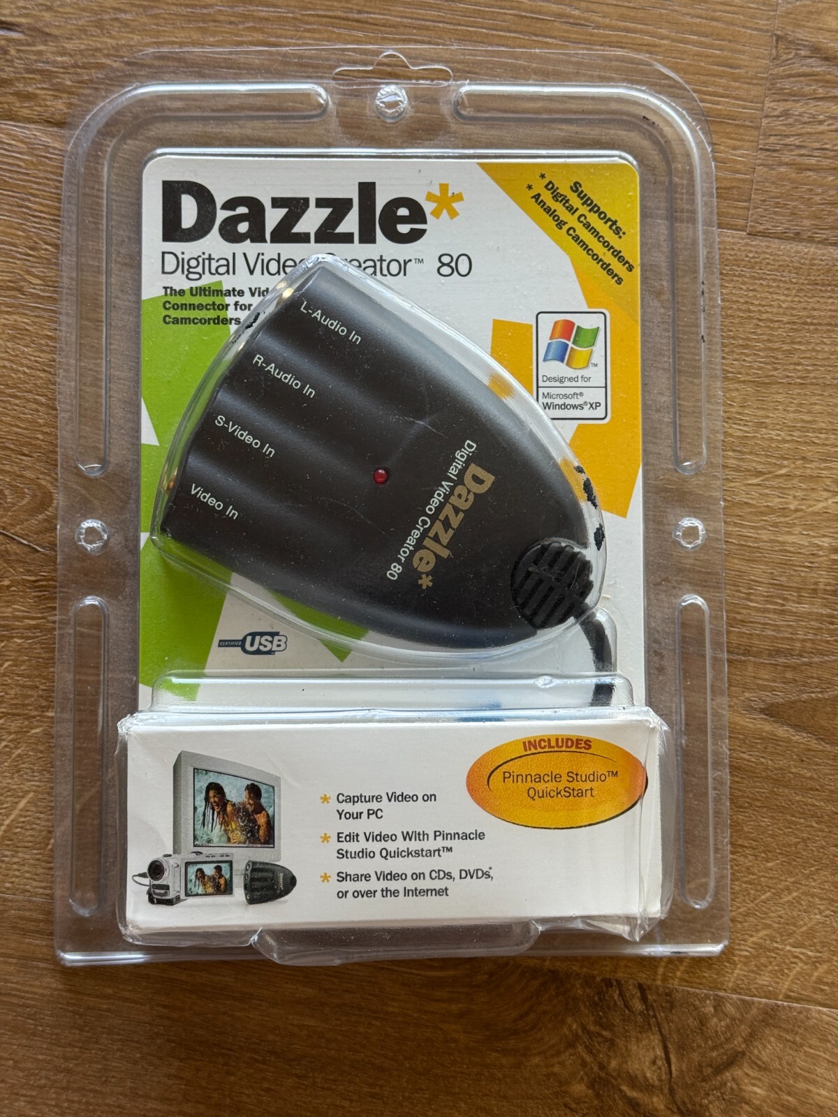 Dazzle Digital Video Creator 80 Camcorder Video Connect Transfer USB BRAND NEW