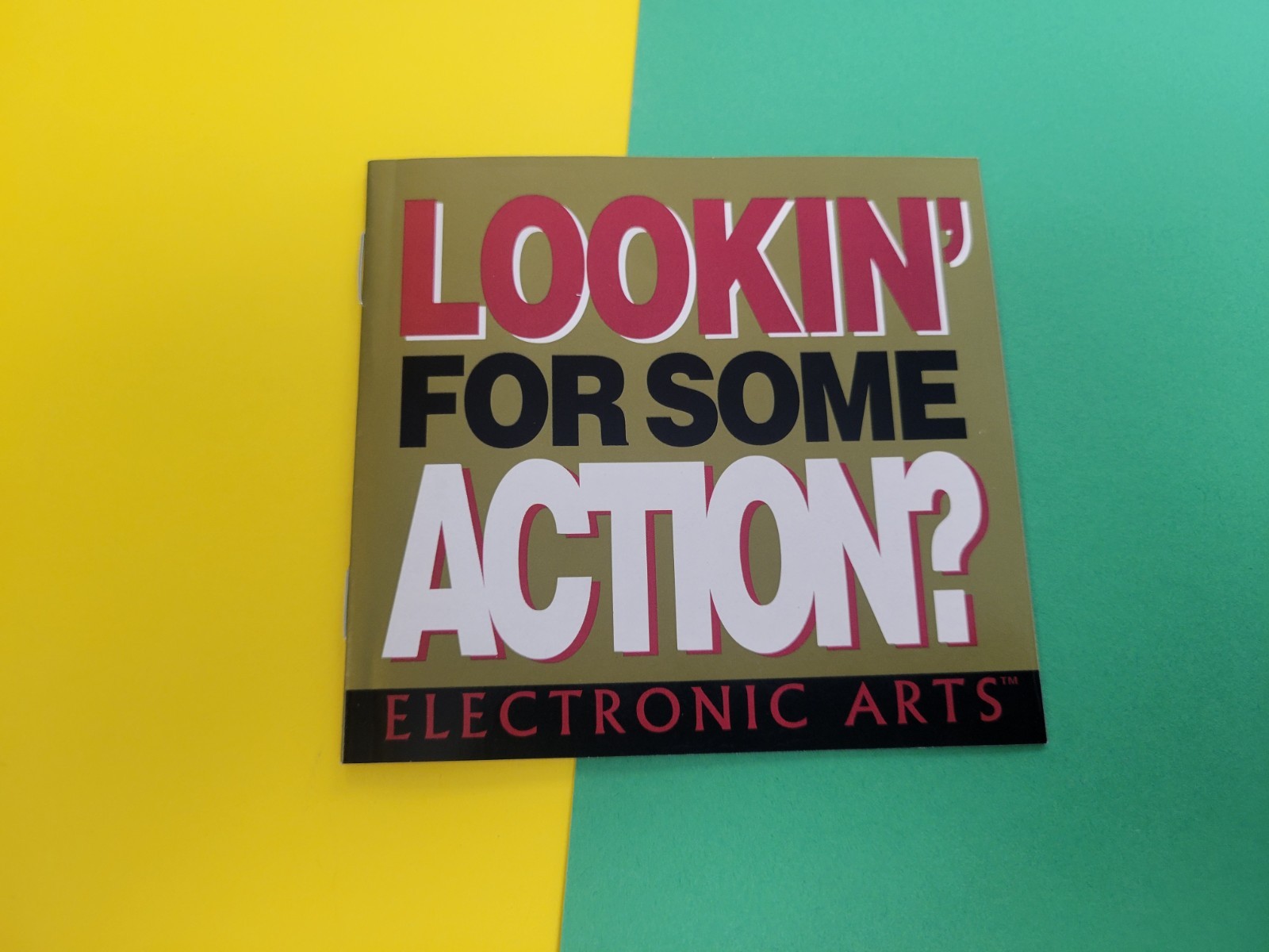 EA Electronic Arts PS1 Lookin’ for Some Action PlayStation 1 Game 1997 Insert