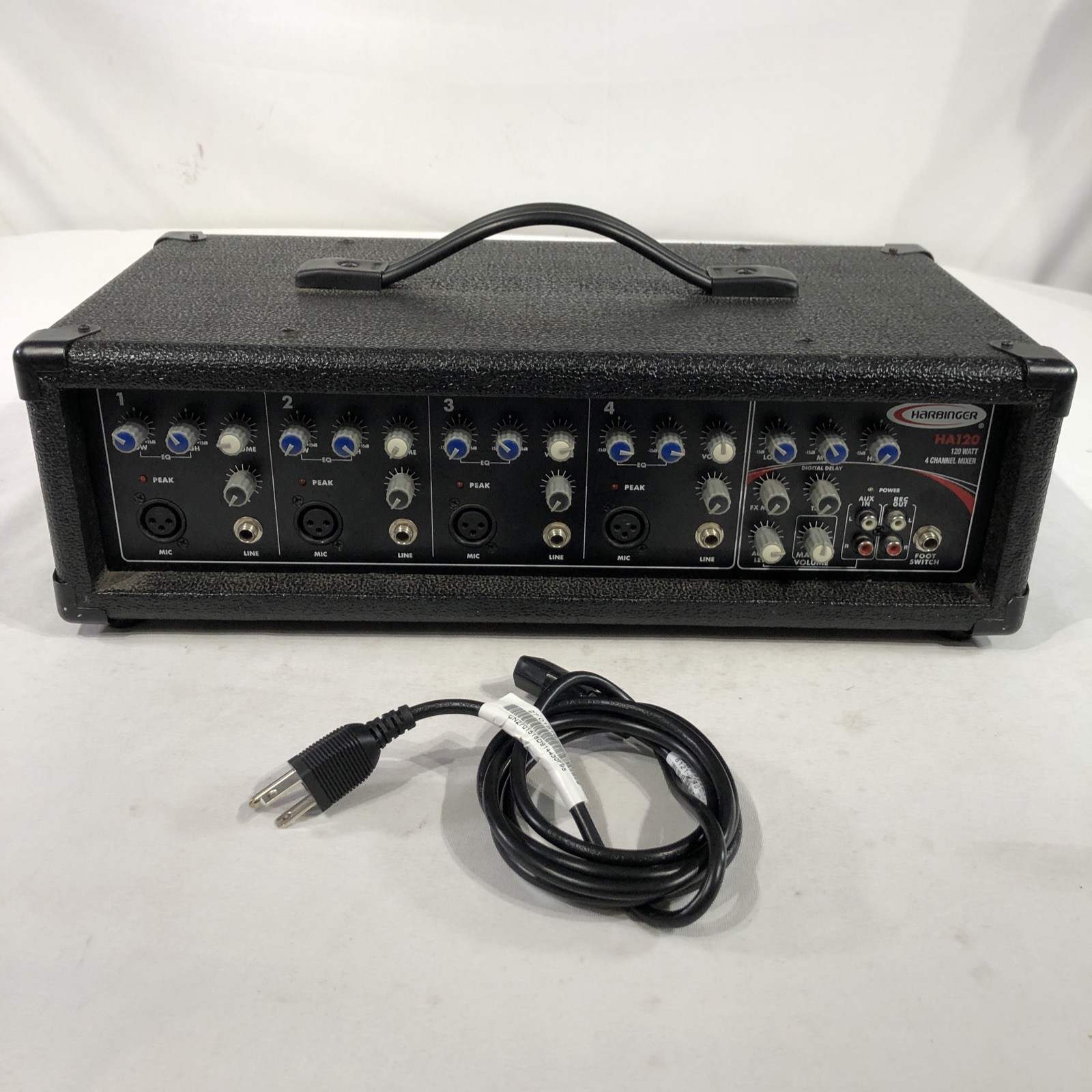 Harbinger HA120 120 Watt 4 Channel Mixer