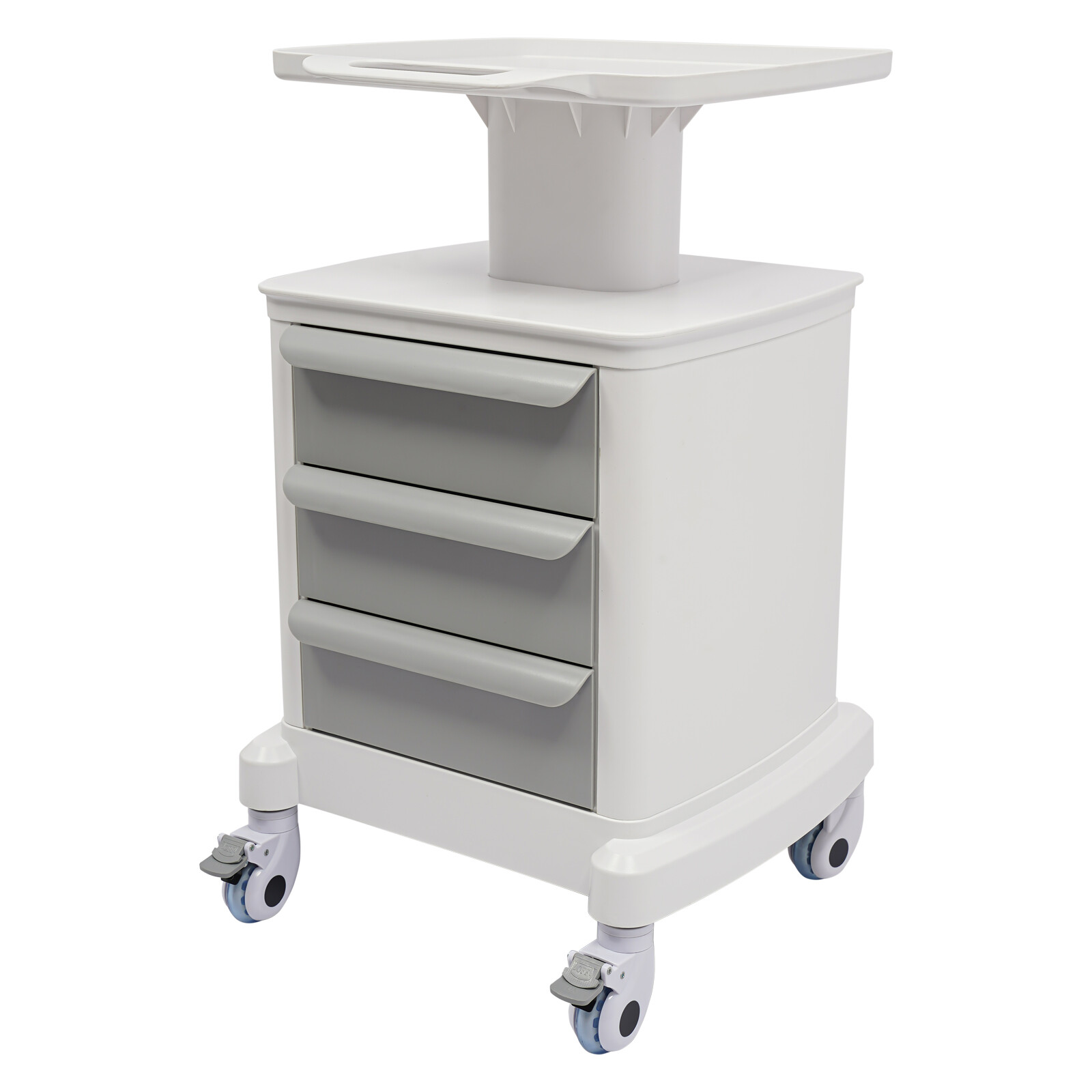 Professional-Grade 3-Drawer Utility Cart on Wheels - Trolley Cart w/ 3 Drawers