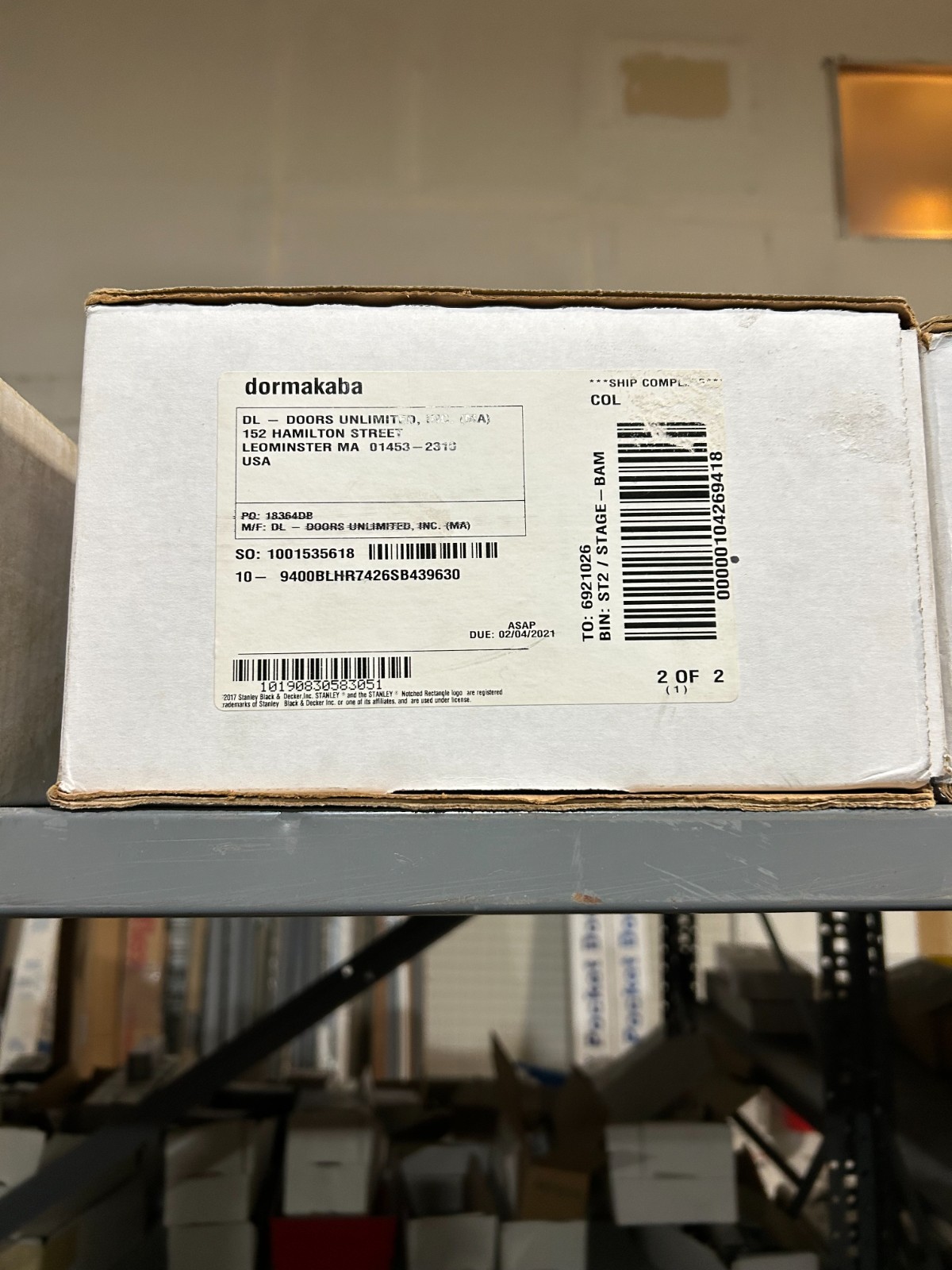 Dormakaba 9400B Grade 1 Surface Vertical Rod Exit Device LHR 9400B