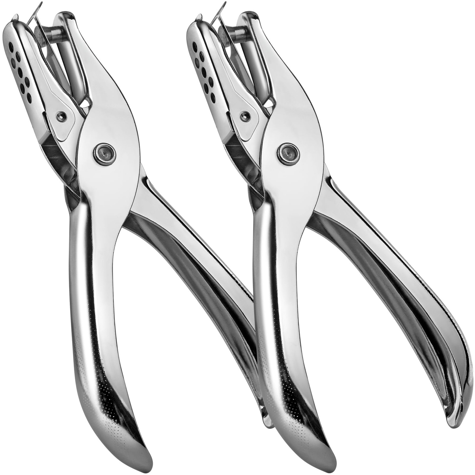 2PCS Single Hole Punch 1/4in Paper Puncher for Crafts Tags Tickets
