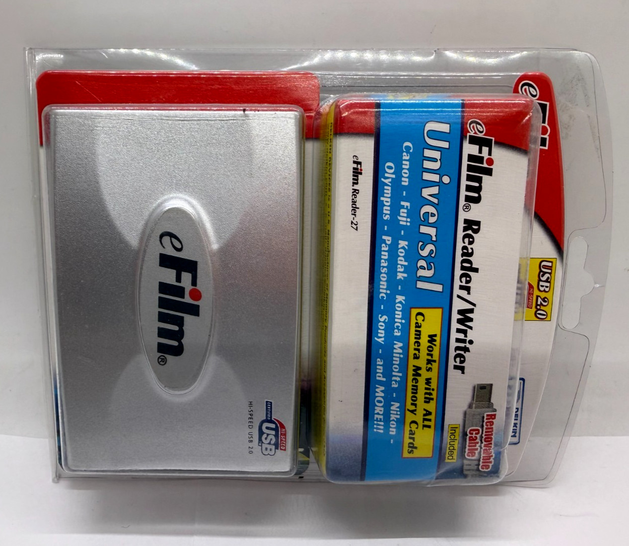 VTG eFilm Universal Reader Writer USB 2.0 Card Reader Delkin Devices Reader 2004