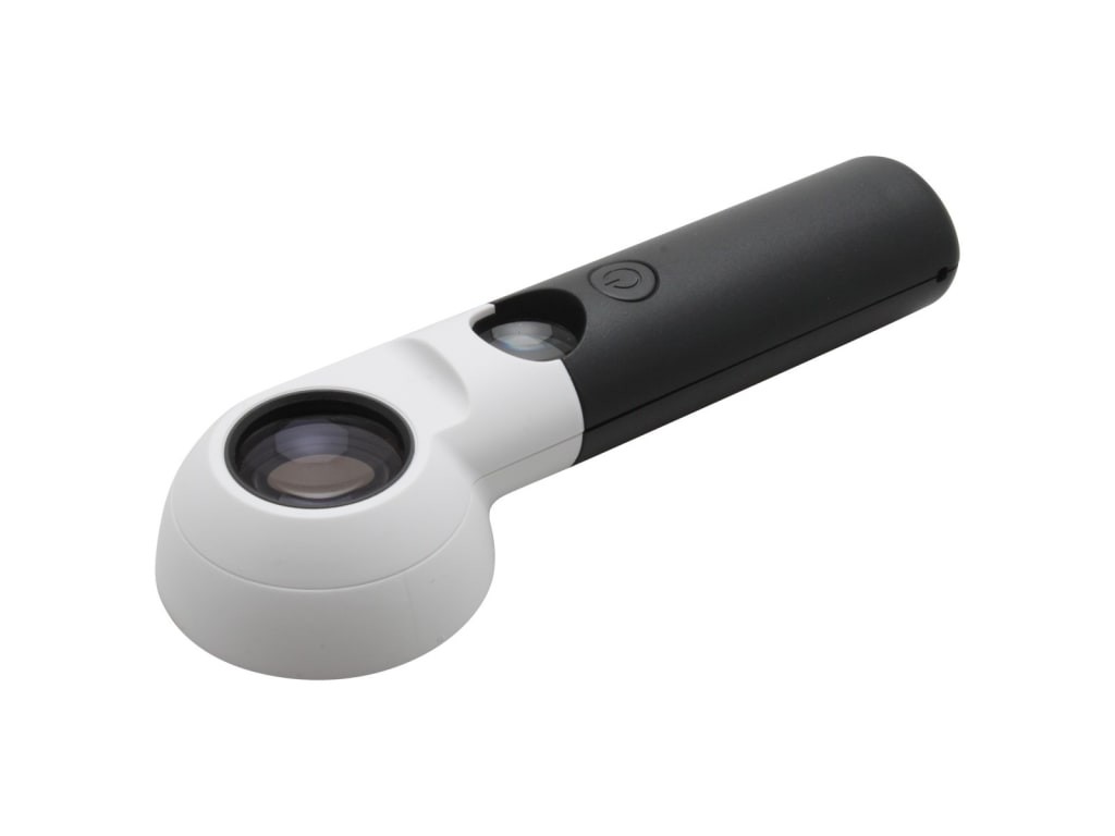 Aven Tools 26053 - Handheld Magnifier 10x/30x with LED Light