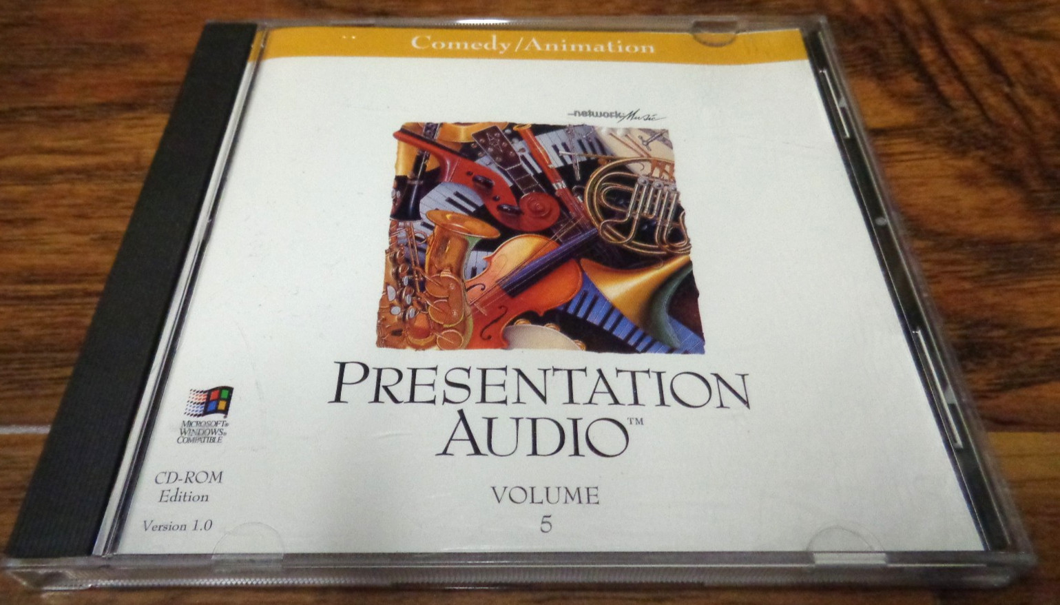 NETWORK MUSIC PRESENTATION AUDIO CD ROM VOL 5 COMEDY ANIMATION (WINDOWS) 1995