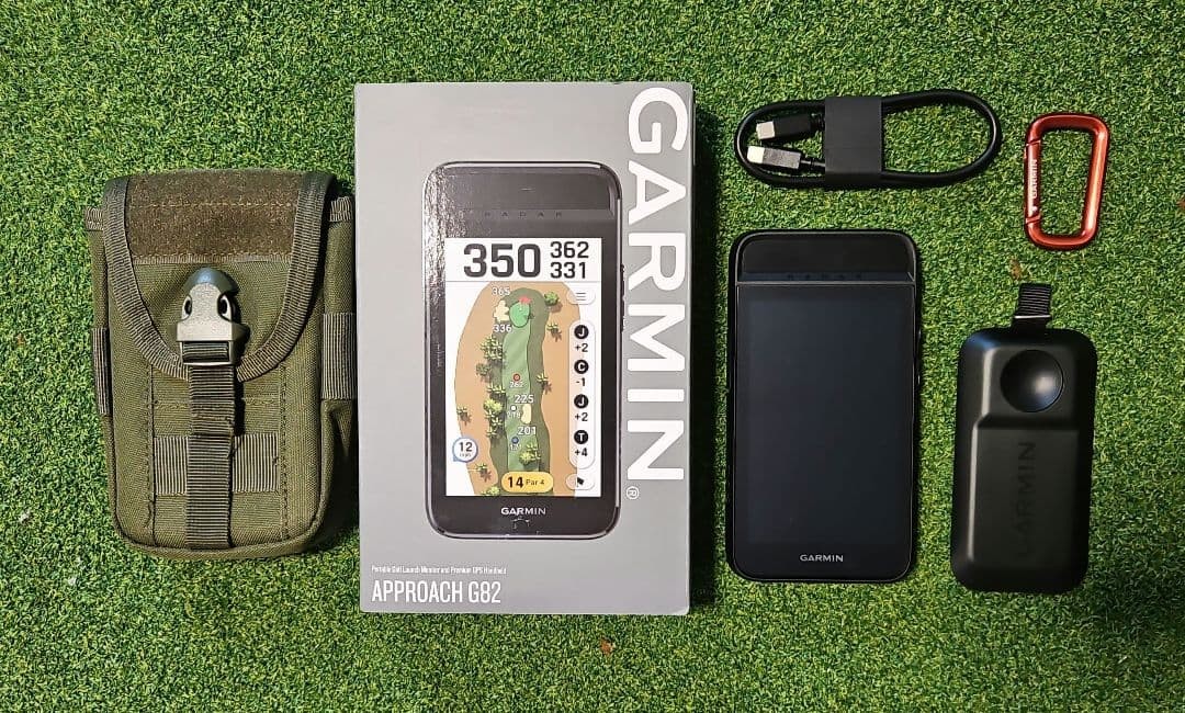 Garmin Approach G8 Golf GPS Handheld Touchscreen Navi Black Case Used