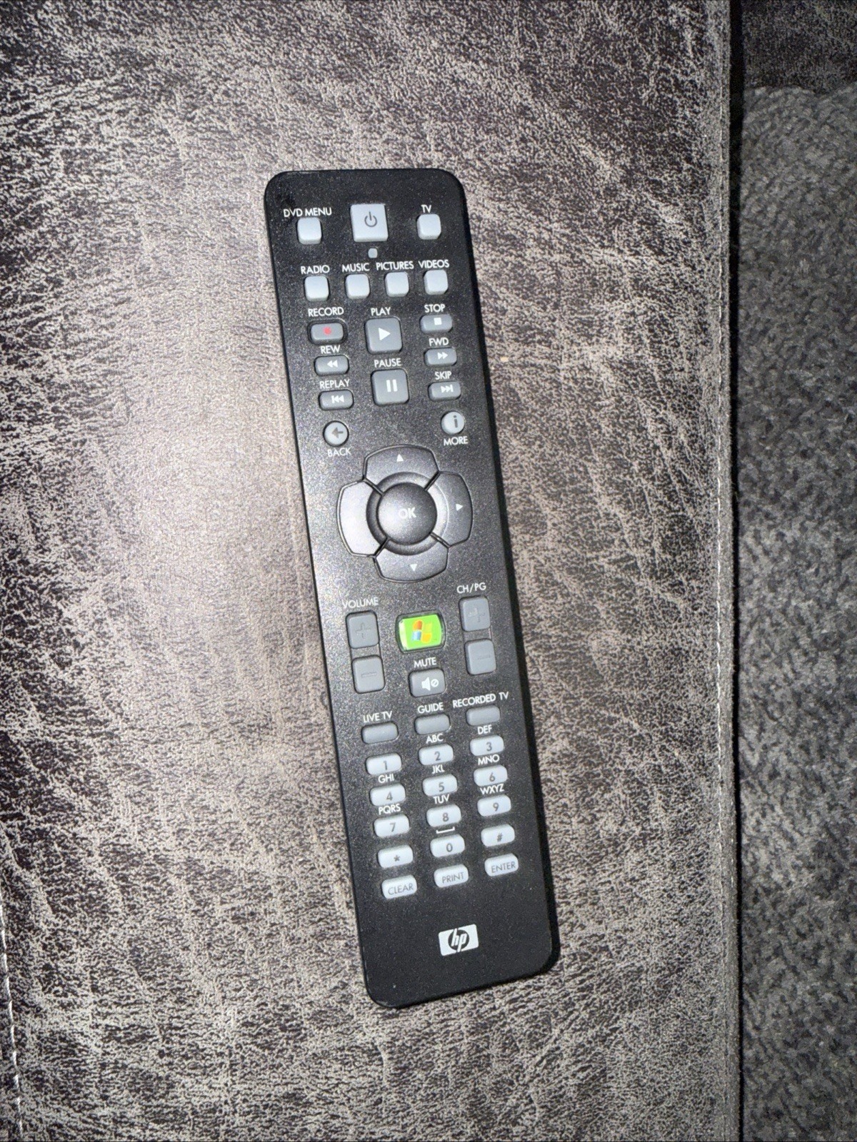 HP  RC6 IR Media Center  Windows Remote Control  HP windows remote (HOME3)