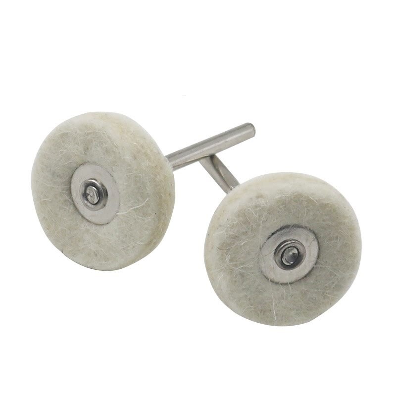 20pcs Felt Mounted Abrasive Polishing Wheel